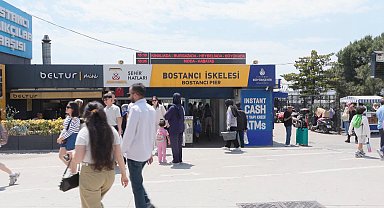 Bayramın ikinci gününde Adalar vapur iskelesinde yoğunluk yaşandı