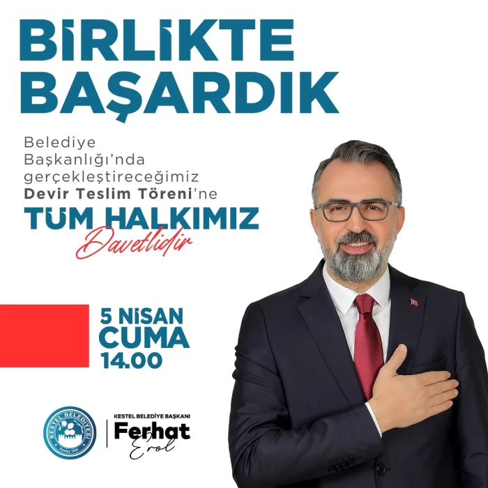 Belediye Başkanımız Sayın Ferhat Erol’un Devir Tes...