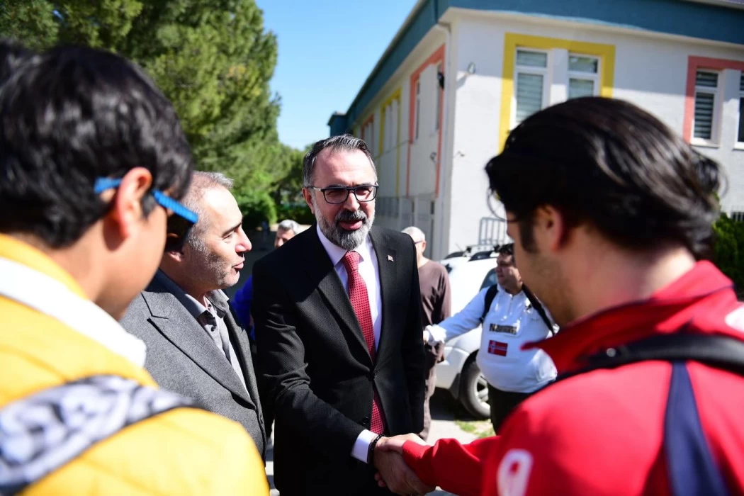 Belediye Başkanımız ve Başkan Yardımcılarımızla bi...