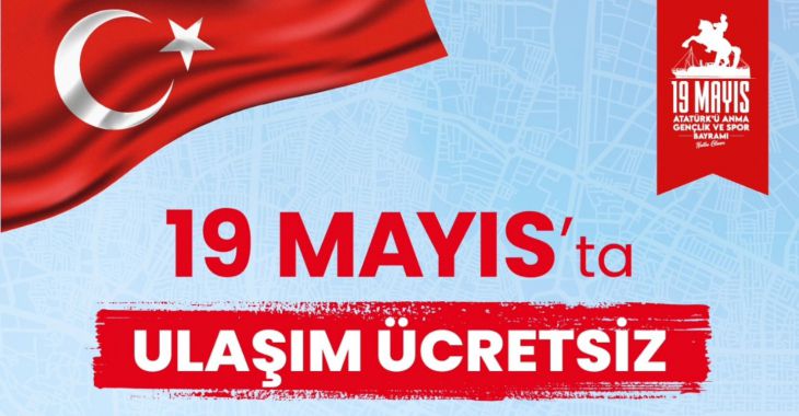 Bursa’da 19 Mayıs’ta ulaşım ücretsiz