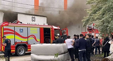 Bursa’da fabrikada yangın