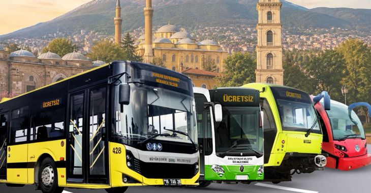 Bursa’da Kurban Bayramı boyunca ulaşım ücretsiz