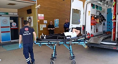 Bursa’da triportör devrildi; 1’i çocuk 3 yaralı