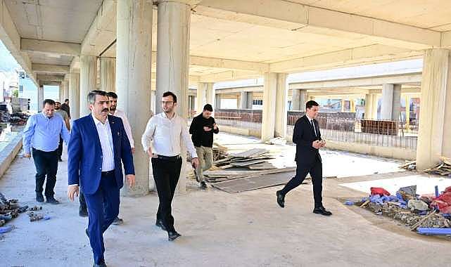Bursa’nın yeni pazar alanında yol yarılandı