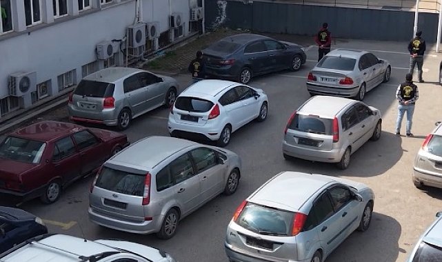 Bursa'da 'change' araç operasyonu: 28 araca el konuldu, 3 şüpheli tutuklandı