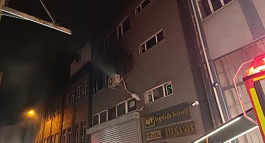 Bursa'da tekstil atölyesinde yangın