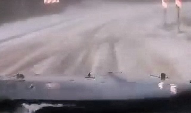 Bursa'nın yüksek kesimlerinde dolu yağışı etkili oldu