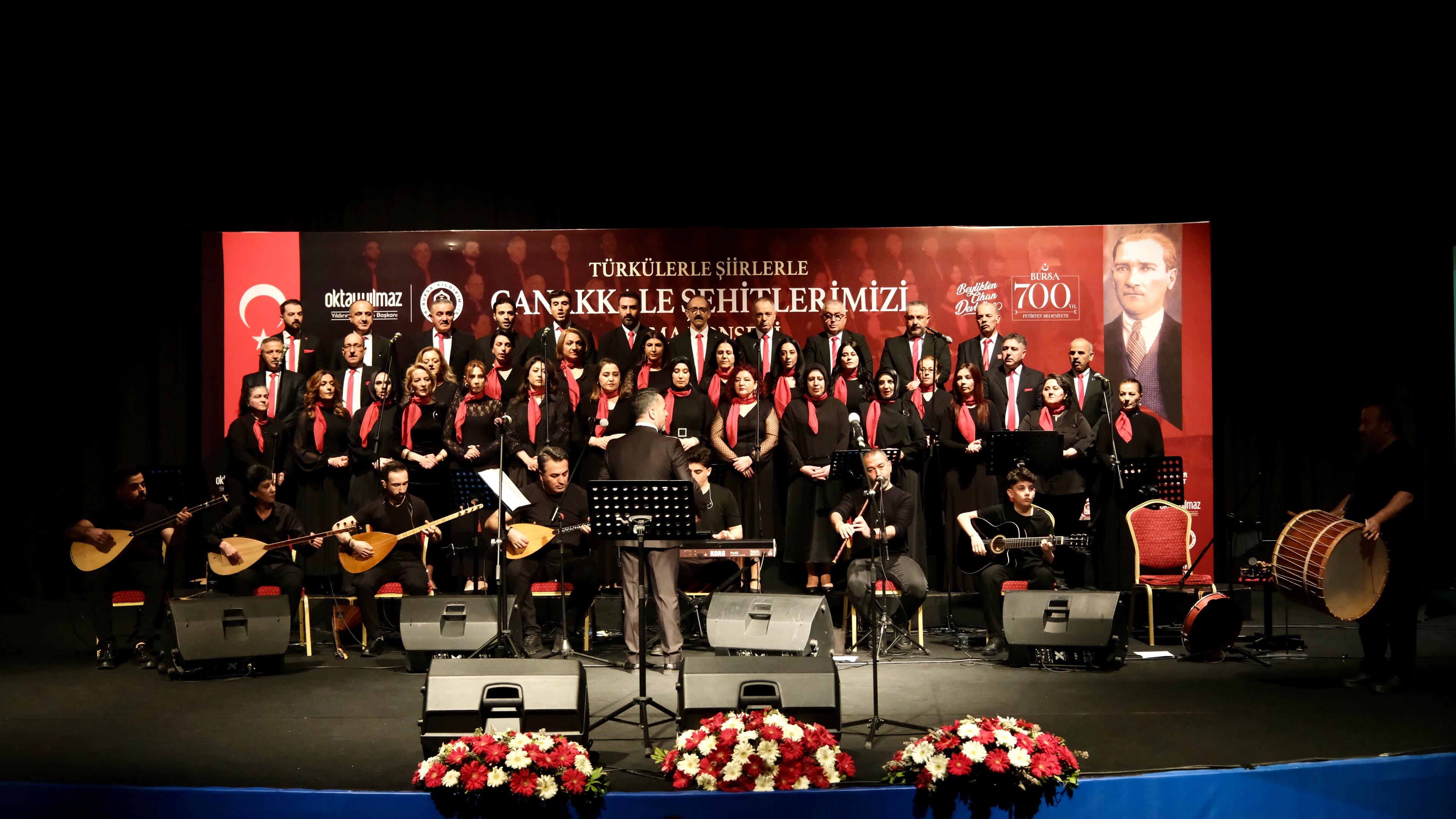 Çanakkale ruhu türkülerle yaşatıldı