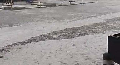 Çanakkale'de sağanak ve dolu yağışı etkili oldu