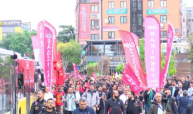 CHP İstanbul İl Başkanlığı Bahçelievler'de yürüyüş düzenledi