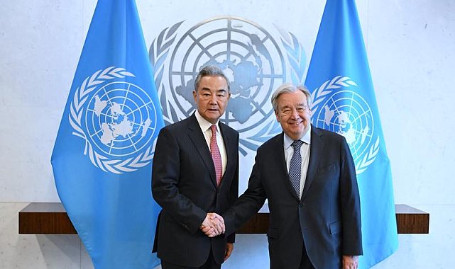 Çin Dışişleri Bakanı Wang, BM Genel Sekreteri Guterres ile bir araya geldi
