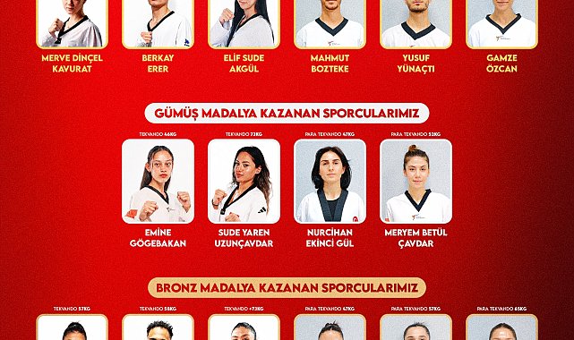 Cumhurbaşkanı Erdoğan, Avrupa şampiyonu olan milli tekvandocuları tebrik etti