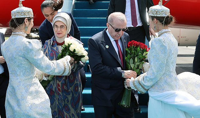 Cumhurbaşkanı Erdoğan, Türkistan'da