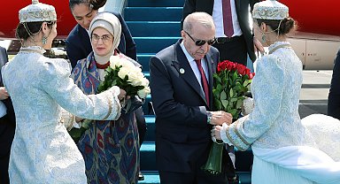 Cumhurbaşkanı Erdoğan, Türkistan'da