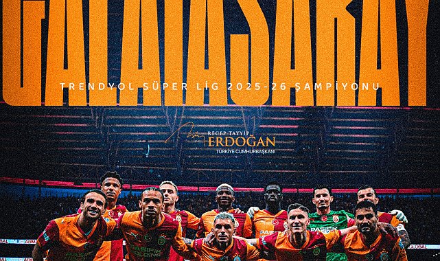 Cumhurbaşkanı Erdoğan'dan Galatasaray'a tebrik mesajı