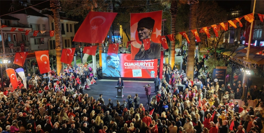 CUMHURİYET’İN KALBİ MUDANYA’DA ATTI