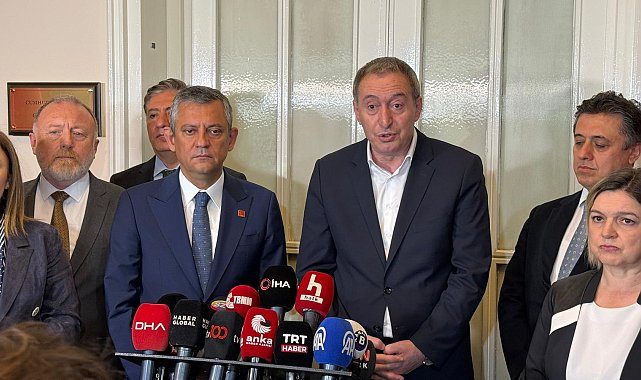 DEM Parti'den Özgür Özel'e TBMM'de ziyaret