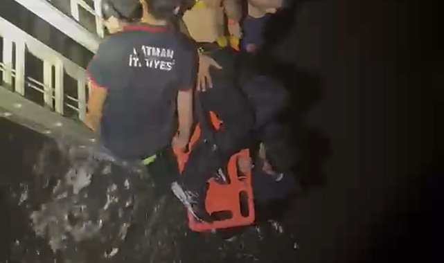 Dereye düşen alkollü kişi ağır yaralandı