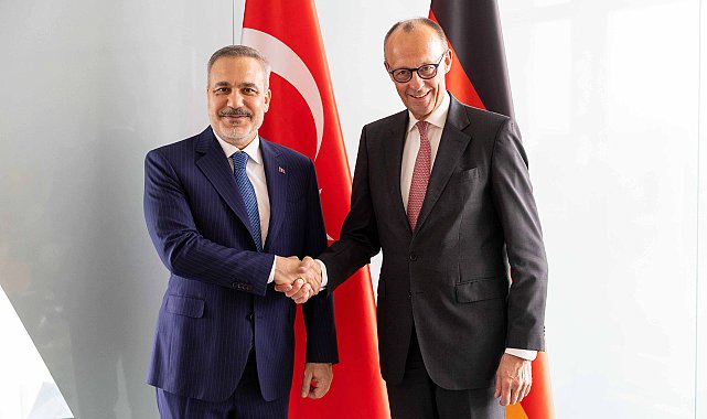 Dışişleri Bakanı Fidan, Almanya Başbakanı Merz ile görüştü