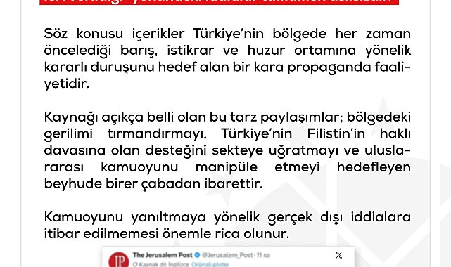 DMM'den 'silah ve İHA eğitimi' iddialarına ilişkin açıklama