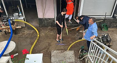Edirne'de dolu ve sağanak etkili oldu