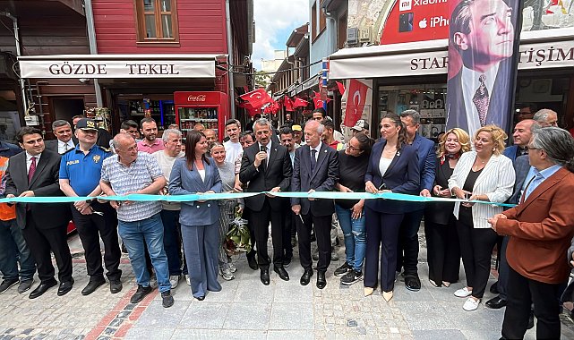 Edirne'de restorasyonu tamamlanan 'en dar' çarşı açıldı