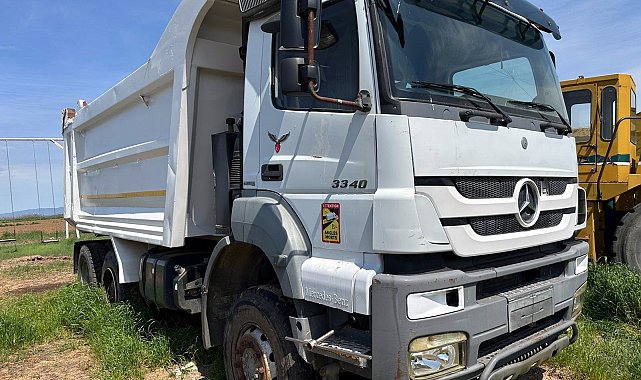 Edirne'de yediemin otoparkından çalınan kamyon, Kırklareli'de bulundu