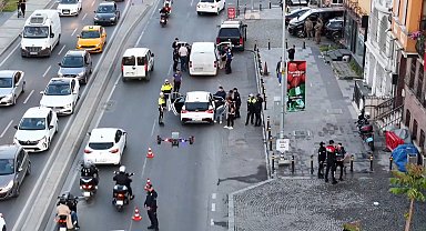 Fatih'te dron destekli asayiş ve narkotik denetimi