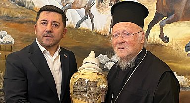 Fener Rum Patriği Bartholomeos, ayin için Nevşehir'e geldi