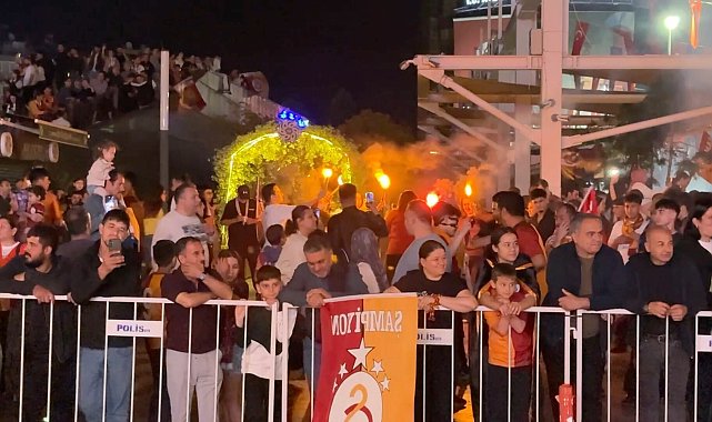 Galatasaray'ın şampiyonluğu Aydın'da coşkuyla kutlandı