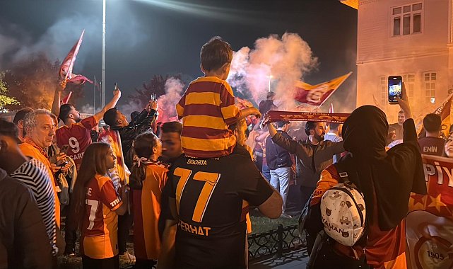 Galatasaray'ın şampiyonluğu Yalova'da kutlandı