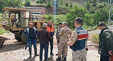 Gaziantep'te sağanak; ev ve ahırları su bastı