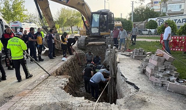 Göçük altında kalan 2 kardeş işçi yaralandı
