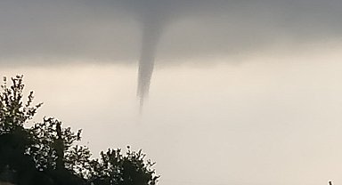 İskenderun Körfezi'nde hortum kamerada