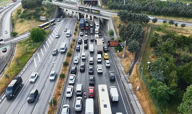 İstanbul'da trafik yoğunluğu yüzde 85'e ulaştı