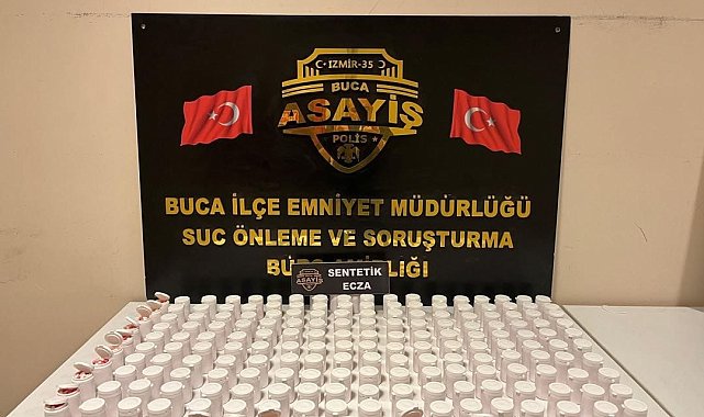İzmir'de 10 bin 854 adet sentetik ecza hapı ele geçirildi; 1 tutuklama
