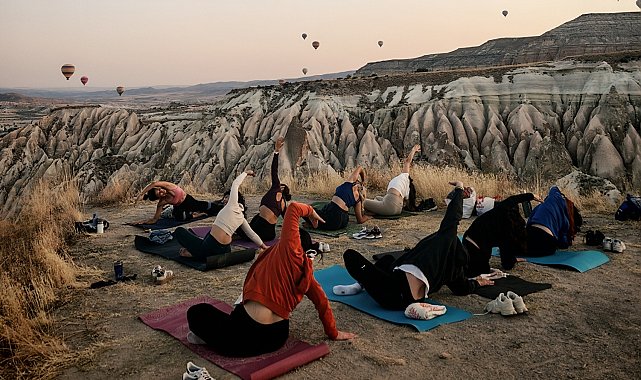 Kapadokya'da 3 gün sürecek yoga festivalinde geri sayım