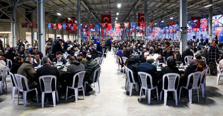 Kardeşlik sofrası Yenişehir'de kuruldu