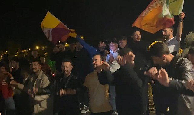 Kars'ta Galatasaray coşkusu sokaklara taştı