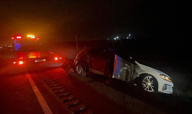 Kayseri'de iki otomobil çarpıştı; anne ve oğlu yaralandı