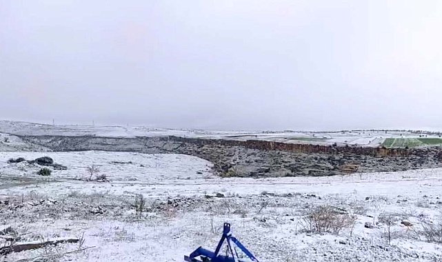 Kayseri'nin yüksek kesimleri beyaza büründü