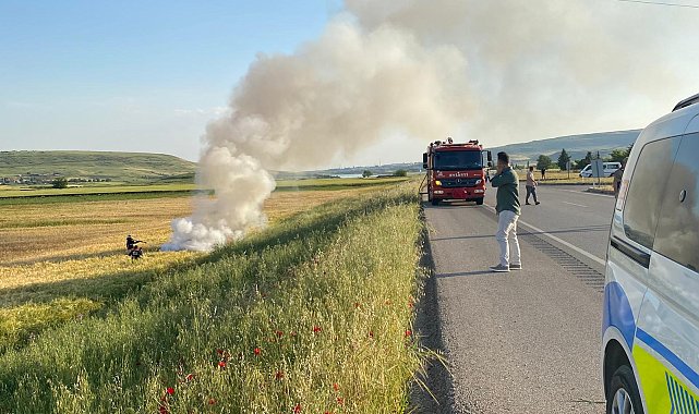 Kilis'te otomobil tarlaya savruldu: 6 yaralı