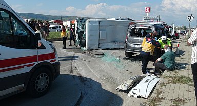 Kilis'te zincirleme kaza; 8 yaralı