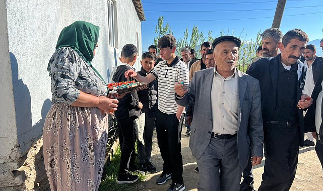 Köyde asırlık bayram geleneği yaşatılıyor