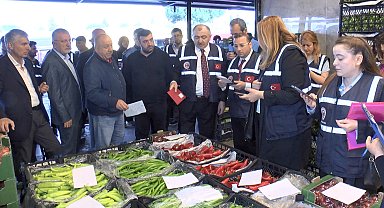 Kurban Bayramı öncesi Sebze ve Meyve Hali'nde 'fahiş fiyat' denetimi