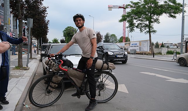 Milano'dan Tokyo'ya uzanan bisiklet yolculuğuna Düzce molası