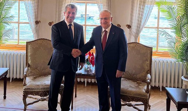 Milli Savunma Bakanı Güler, IKBY Başbakanı Barzani ile görüştü