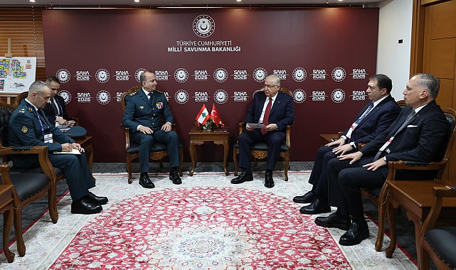 Milli Savunma Bakanı Yaşar Güler, Lübnan Silahlı Kuvvetler Komutanı Korgeneral Haykal ile görüştü