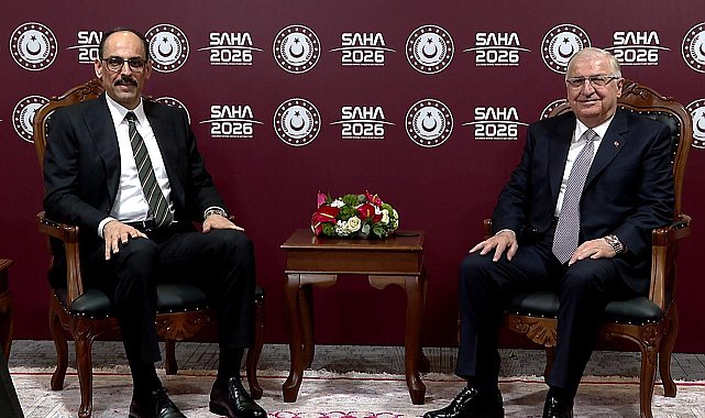 MİT Başkanı Kalın, SAHA 2026'da Bakan Güler'i ziyaret etti