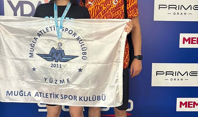 Muğlalı yüzücü Devrim Defne Bilge Türkiye Şampiyonu oldu